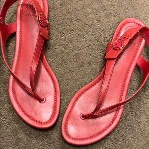 Red Tory Burch sandals size  8.5